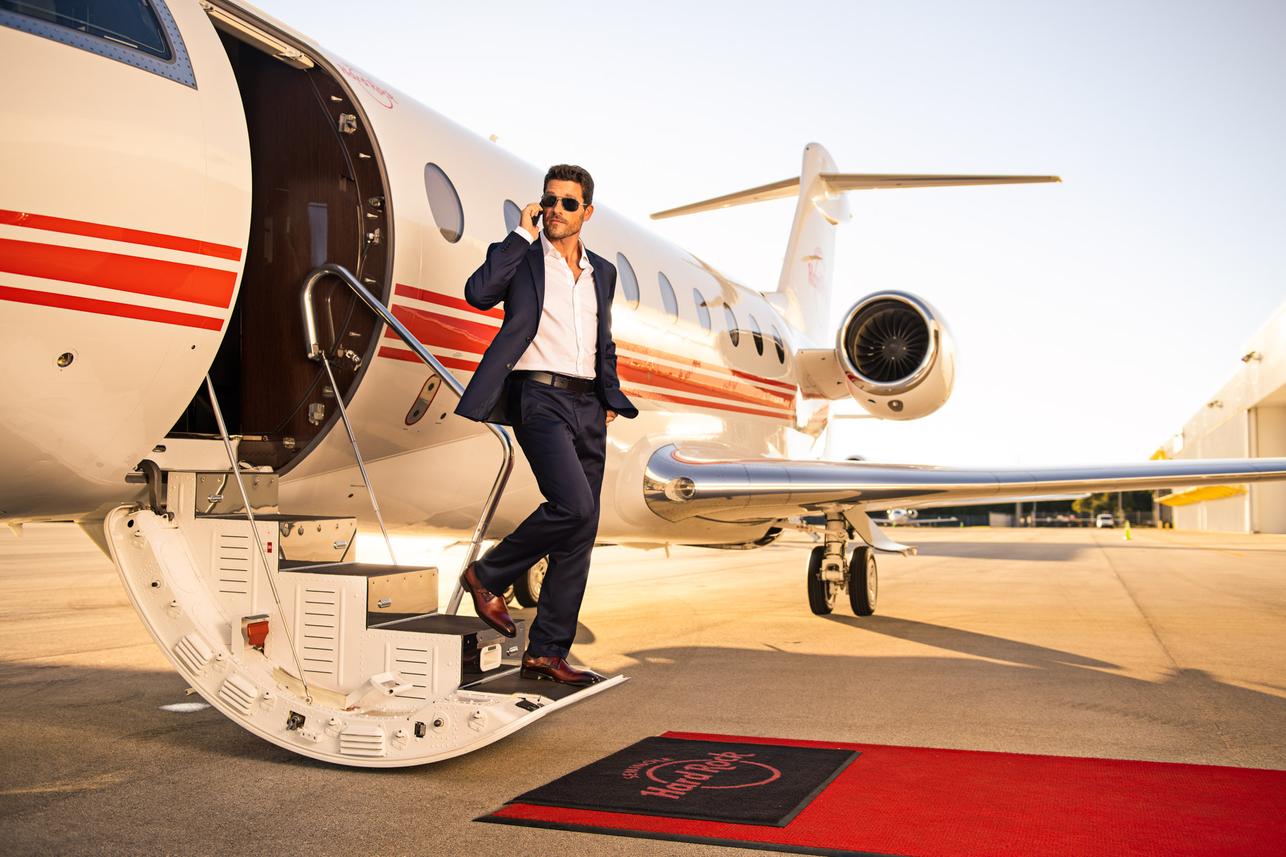 Exclusive Luxury Jet Service Photoshoot