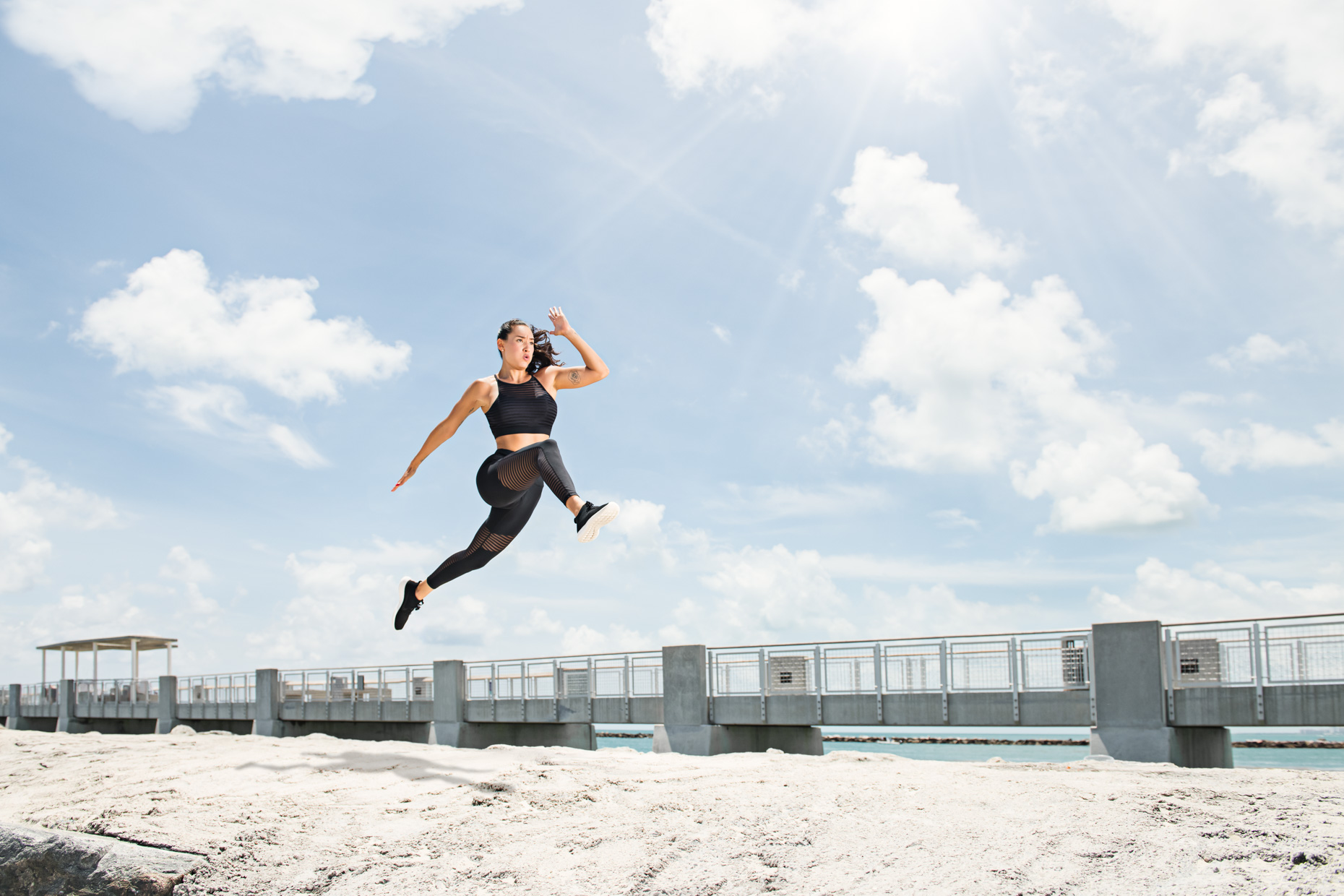 Jenny Ho - Miami athlete and fitness model on Miami Beach - James Woodley - Fitness Photographer Miami FL