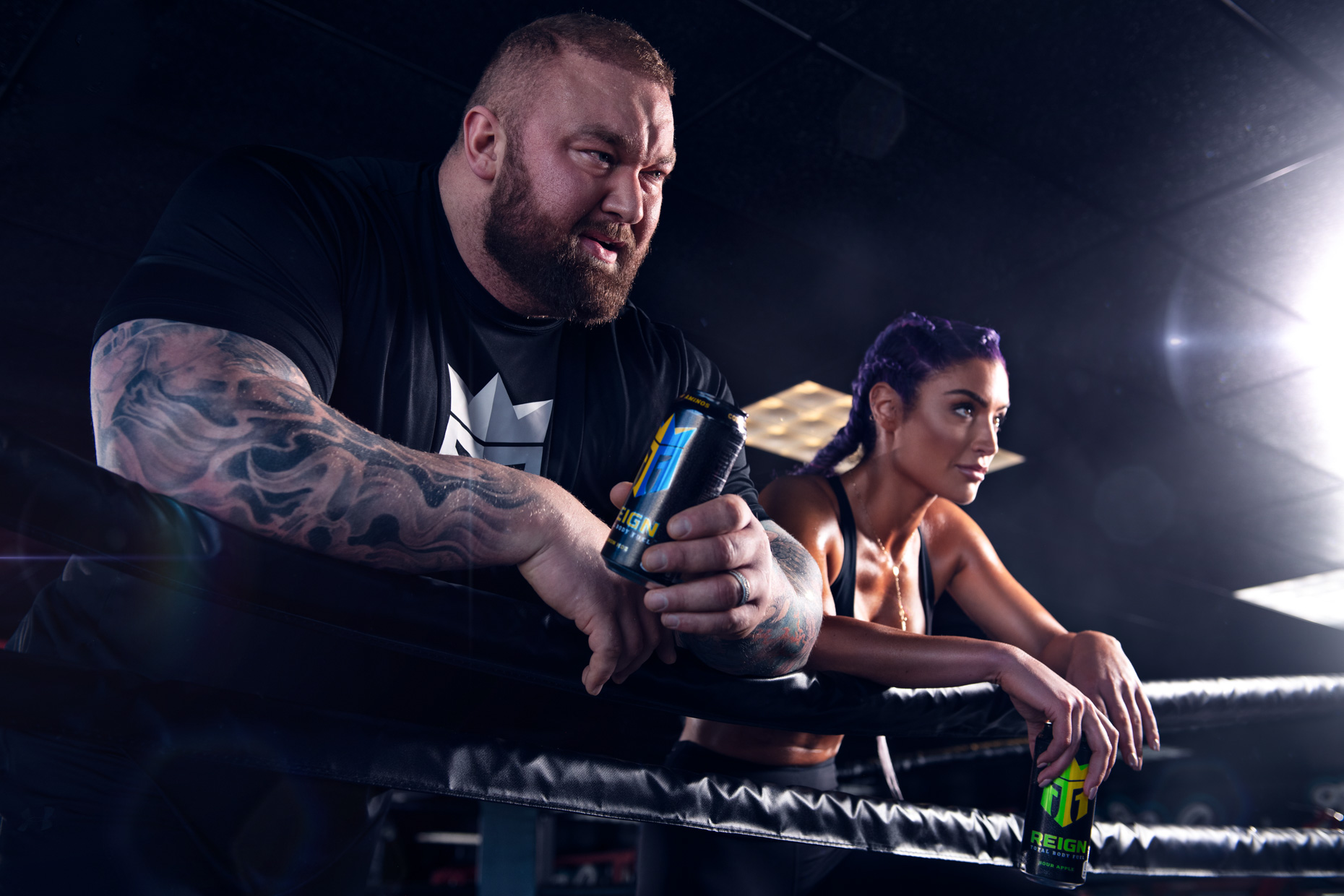 Reign Total Body Fuel - Energy Drink - Natalie Eva Marie - WWE - Thor Bjornson - World
