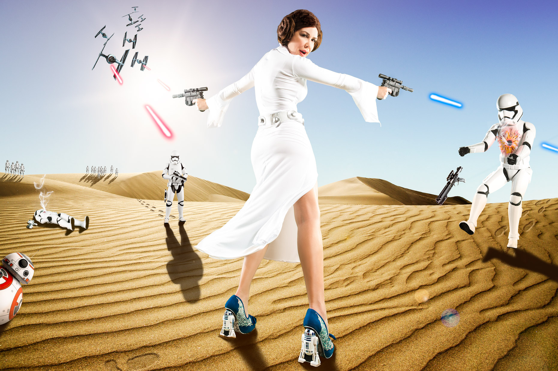 James Woodley Photography - Miami Photographer - Star Wars - Irregular Choice - Shireen Sandoval - James Woodley Photography